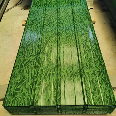 Taflen Roofing Lliw Galfanedig